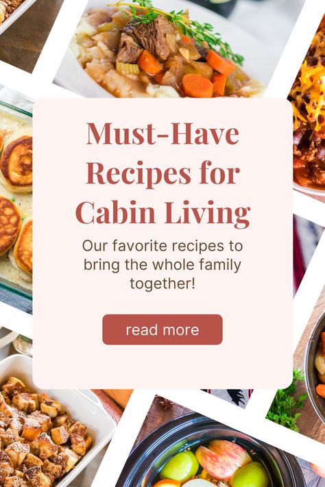 Cabin Supper Ideas, Cabin Recipes, Dutch Oven Roast Chicken, Slow Cooker Apple Cider, Cabin Food, Ski Cabin, Homemade Apple Cider, Slow Cooker Apples, Freezer Containers