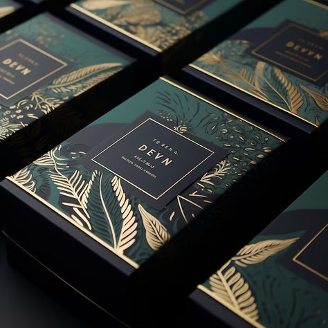 Foil Design Vectors, Photos and PSD files | Free Download Green And Gold Packaging, Luxury Layout Design, Foil Packaging Design, Gold Packaging Design, Gold Foil Packaging, Luxury Box Design, Beauty Cosmetics Design, P Logo Design, Spices Packaging