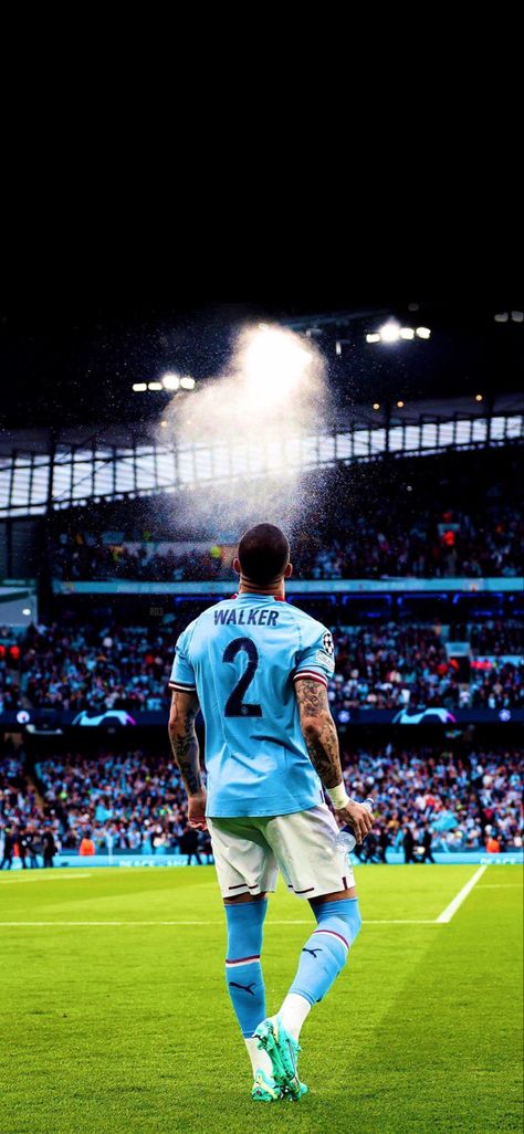 Man City Team, Walker Wallpaper, Soccer Goals, Manchester City Wallpaper, Kyle Walker, Football Players Images, Game Shows, Manchester City Football Club, مانشستر سيتي