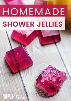 Are you a fan of Lush shower jellies? Here you will learn how to make an easy shower jellies recipe that is inspired by these popular shower jellies sold in stores. You'll need just a handful of ingredients, most of which you likely already have at home, Shower Jellies Diy, Lush Shower Jelly, Bath Jellies, Shower Jelly, Natural Headache, Jelly Soap, Shower Jellies, Diy Shower, Homemade Soap Recipes