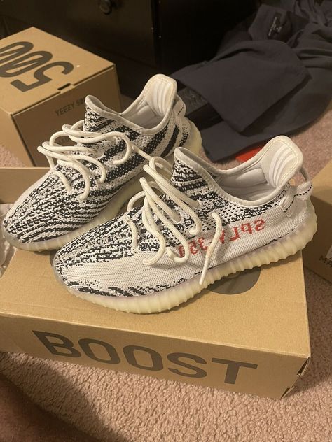 Adidas Yeezy Boost 350 V2 Zebra Get a price at https://copapair.com/adidas-yeezy-boost-350-v2-zebra/ Yeezy Sply 350, Yeezy Aesthetic, Yeezy Trainers, Yeezy Shoes Outfit, Yeezy Zebra, Sply 350, Yeezy Outfit, Nike Fashion Shoes, Kicks Shoes