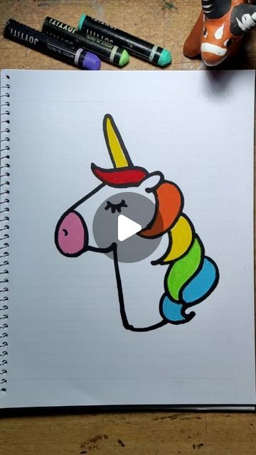 How To Draw Unicorn Easy, Drawing Unicorn Easy, Unicorn Easy Drawing For Kids, Unicone Art Drawing For Kids, Cute Stitch Drawings Easy, Unicorn Drawings Easy, Cartoon Unicorn Drawing Easy, How To Draw Unicorns For Kids, Drawing Ideas Unicorn