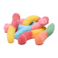 Search Sour Worms, Sour Gummy Worms, Slush Puppy, Retro Candy, Gummy Worms, Sour Taste, Red 40, Bulk Candy, Best Candy