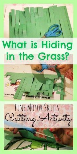 Scissor Skills Preschool, Bugs Preschool, Jungle Thema, Preschool Fine Motor, Spring Preschool, Scissor Skills, Fine Motor Skills Activities, Motor Skills Activities, E Mc2