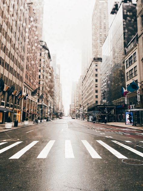 Empty 5th Avenue, New York NY, March 29 2020 5th Avenue, Street View, New York