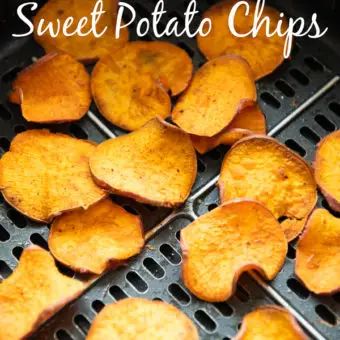 Potato Chips Archives | Air Fryer World Sweet Potato Chips Air Fryer, Air Fried Vegetable Recipes, Air Fryer Sweet Potato Chips, Fried Sweet Potato, Sweet Potato Chips Recipe, Air Fryer Sweet Potato Fries, Sweet Potato Crisps, Best Vegetable Recipes, Salty Sweet Snacks