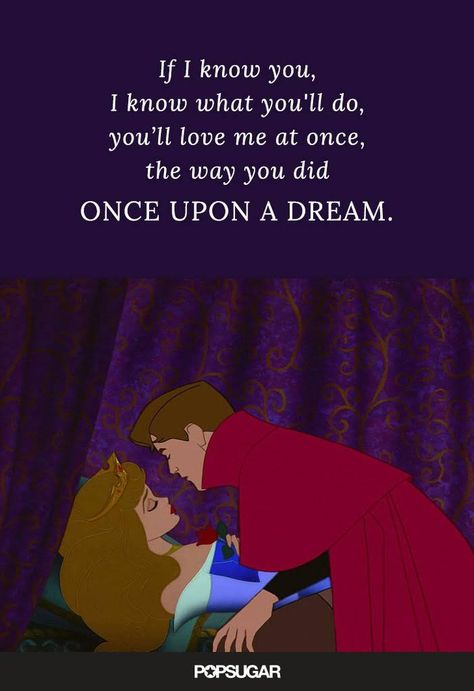 16 Disney Quotes That Will Make Your Heart Melt Sleeping Beauty Quotes, Disney Love Quotes, Romantic Texts, Disney Sleeping Beauty, Quotes Disney, Art Disney, Love Hurts, Trendy Quotes, Disney Quotes