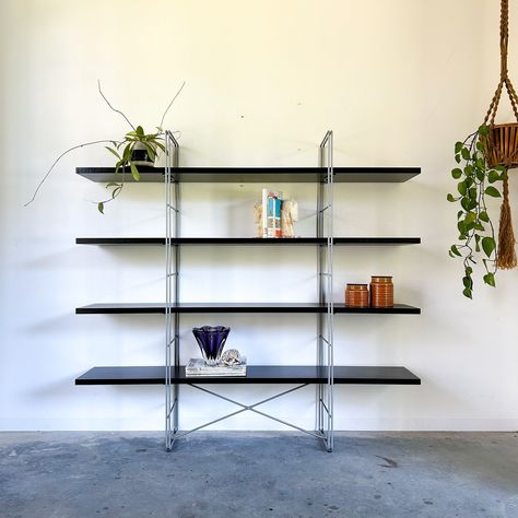 90s Ikea Enetri shelving designed by Niels Gammelgaard. Plus a bunch of other furniture pieces. Now live on the web! Ikea Enetri, Niels Gammelgaard, Ikea Shelf, Ikea Shelves, The 1990s, Living Room Inspo, Furniture Pieces, Small Furniture, Room Inspo