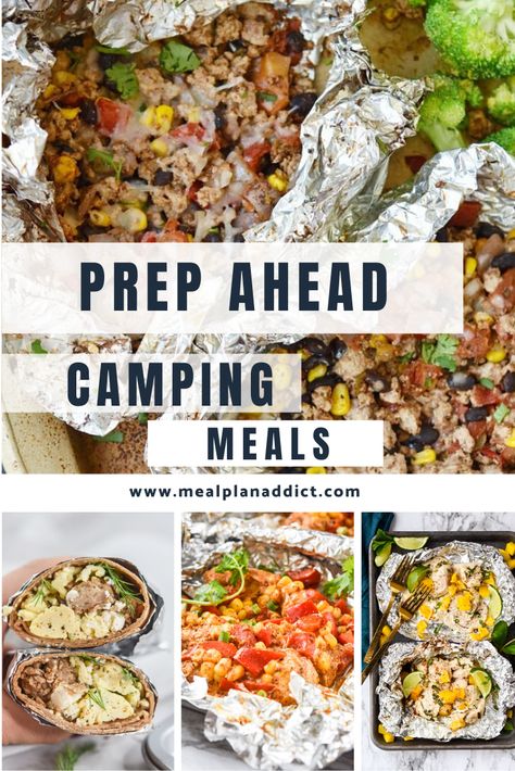 Van Meals, Healthy Camping Meals, Rv Food, Hobo Packs, Fill Your Freezer, Campfire Dinners, Camping Food Make Ahead, Camping Meal Planning, Healthy Camping Food