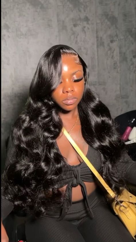 Melted Lace, Wig Side Part, Grad Hair, Side Part Wig, Wig Installation, Frontal Wig Hairstyles, Side Part Hairstyles, Birthday Hairstyles, Bad Bad