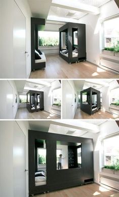 Sibling Spaces: Modular Rooms Made for Brother Modular Bedroom, Bedroom Decor On A Budget, Bedroom Design Inspiration, Bedroom Layout, Tiny Apartments, House Bedrooms, Decor On A Budget, Studio Apartment Decorating, Stylish Bedroom