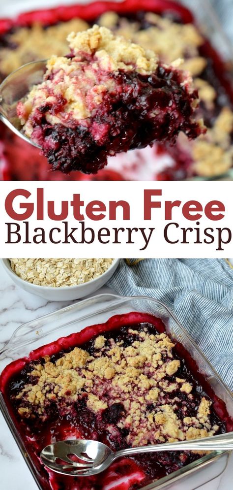 gluten free blackberry crisp Gluten Free Blackberry Cobbler, Easy Blackberry Pie, Gluten Free Cobbler, Blackberry Crisp, Desserts Summer, The Southern Lady Cooks, Southern Lady Cooks, Blackberry Recipes, Gluten Free Thanksgiving