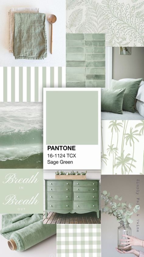 Florida Beach House Decor, Sage Green Color Palette, Coastal Color Palette, Green Color Palette, House Color Palettes, Sage Green Color, Guest Bedroom Decor, Paint Color Schemes, Green Colour Palette