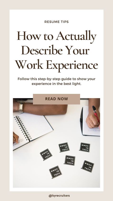 For a successful job application, the work experience listed on a resume needs to be perfect. To help you write an impeccable work experience section, we answered the most important questions about it, including what should be included in the work experience section, how to select the relevant experience and how long should this section be. Follow these practical tips and upgrade your resume. -> resume tips, resume writing, resume examples, how to make a resume, how to build a resume Writing Resume, Successful Job, Resume No Experience, Resume Advice, Resume Work, Job Resume Examples, Job Info, Create A Resume, Writing A Cover Letter