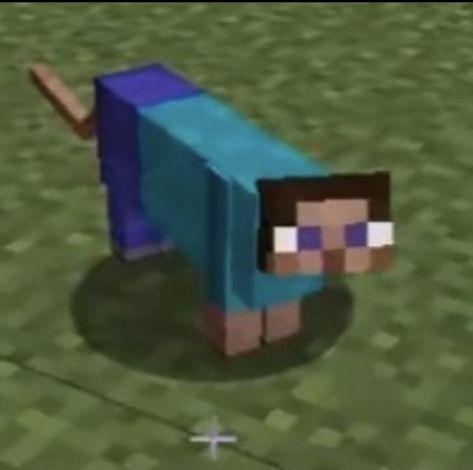 Minecraft, Walking, Blue