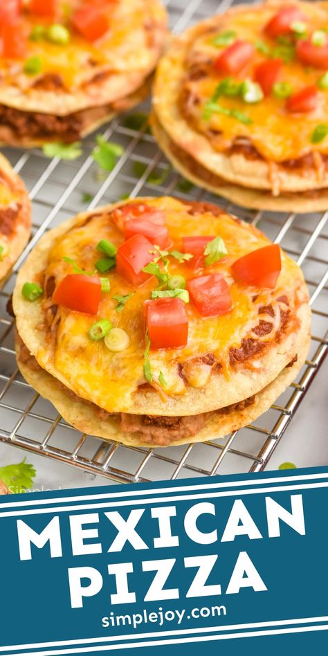 If you love Taco Bell's Mexican Pizza, you will love this recipe. Homemade, but done with simple ingredients and an easy technique, this is a win for the whole family! Homemade Mexican Pizza Taco Bells, Taco Pizza Taco Bell, Simple Mexican Recipes Easy Dinners, Mexican Style Lasagna Recipe, Weeknight Blackstone Dinners, Simple Mexican Dinner Recipes, Taco Pizza With Tortillas, Healthy Mexican Pizza Recipe, Mexican Night Ideas