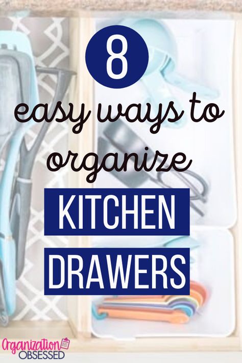 Kitchen drawer organization is not an easy task. But these kitchen drawer organizers will help you organize kitchen drawers easy and fast. Come get some tips and learn how to organize your kitchen drawers easily and quickly.#organizing #organizingonabudget #kitchenorganizers #organizedkitchen #howtoorganizeyourkitchen #organizationhacks Kitchen Drawers Organization, Organizing Kitchen Drawers, Kitchen Drawer Organization Ideas, Organize Utensil Drawer, Dresser Top Organization Ideas, Drawer Organization Ideas, Dresser Top Organization, Diy Drawer Organizer, Kitchen Drawer Organizers