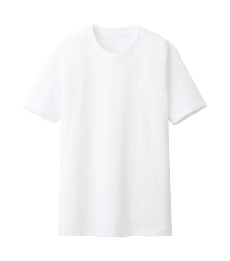 Uniqlo Packaged Dry Crew-Neck Short-Sleeve T-Shirt White T Shirt Men, Cut Out Jeans, Uniqlo Men, White T Shirts, Denim Trends, Minimalist Wardrobe, T Shirt Men, Keep On, Fashion Essentials