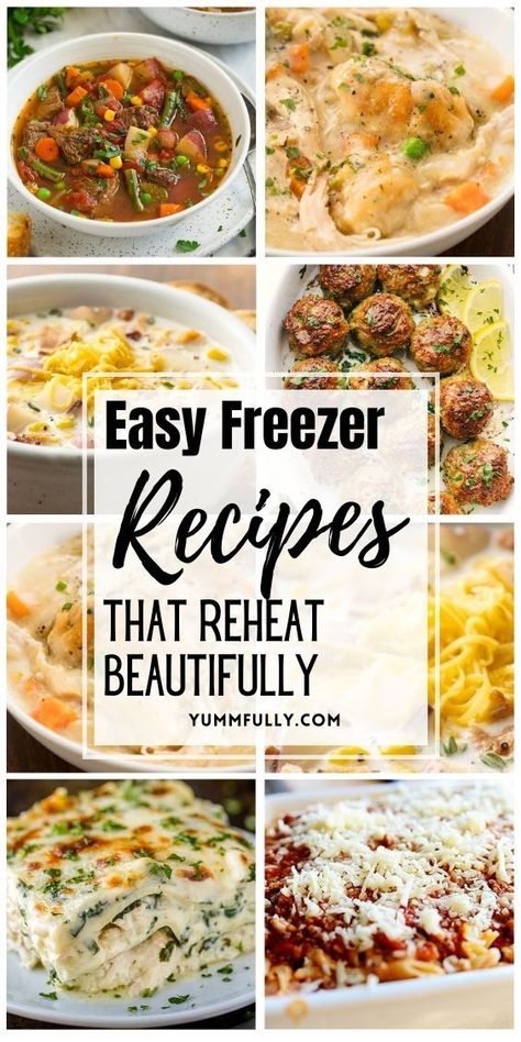 Simplify your meal prep and enjoy the convenience of these Easy Freezer Recipes, where flavorful dishes are at your fingertips whenever hunger strikes. From hearty casseroles to comforting soups, these recipes make freezing meals a breeze, providing a delicious and stress-free dining experience even on the busiest days. Meals That Freeze Well, Freezing Meals, Best Freezer Meals, Healthy Casserole, Freezer Dinners, Simple Family Meals, Freezer Recipes, Freezer Friendly Meals, Freezable Meals