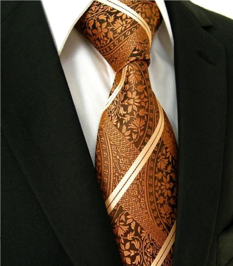 Formal Tie, Orange Copper, Dark Autumn, Autumn Lights, Auburn Hair, Color Harmony, Mens Formal, Formal Shoes, Tan Color