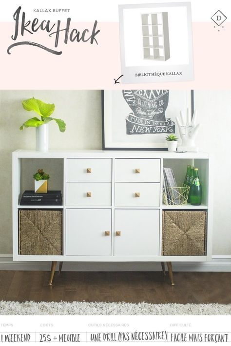 31+ Genius IKEA Kallax Hacks To Organize Your Entire Home Kallax Ikea Hack, Tv Stand Hack, Ikea Closet Hack, Amazing Ikea Hacks, Ikea Kallax Shelf, Kallax Hack, Ikea Kallax Regal, Ikea Kallax Hack, Easy Ikea Hack