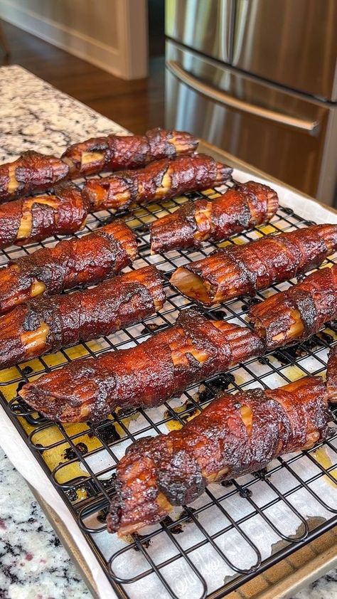 Oven-Baked Shotgun Shells Meat Manicotti, Manicotti Shells, Manicotti Pasta, Manicotti Recipe, Shells Recipe, Wrapped In Bacon, Stuffed Shells Recipe, Smoked Cooking, Football Sunday