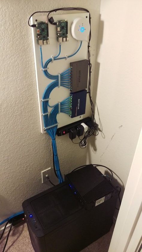 Ethernet Routing Clamp by bah2830 - Thingiverse Cable Management Diy, Network Rack, Home Lab, Computer Projects, Server Room, Diy Tech, Custom Computer, Raspberry Pi Projects, Pi Projects