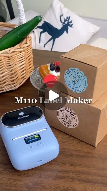 Phomemo on Instagram: "🍪The printer can help small bakery businesses create unique brand.

You may want to know:
-Products:🍄Phomemo M110 Label Maker

How to buy:click the link in my bio or
Search 【Phomemo M110】in Amazon
.
.
.
#phomemo #labelmaker #thermalprinter #labeldesign #classification #homedesign #kitchen #kitchendesign #bäcker #smallbusiness #labelsticker #packaging #packagingsolutions #packingsupplies #smallbusinesssupport #amzonfinds #homemadestickers #logodesigner #logosticker #officesupplies #poshmarkseller #backerylife" Small Bakery, Homemade Stickers, Gifts Wrapping, Packing Supplies, Bakery Business, Label Maker, Thermal Printer, Packaging Solutions, Logo Sticker