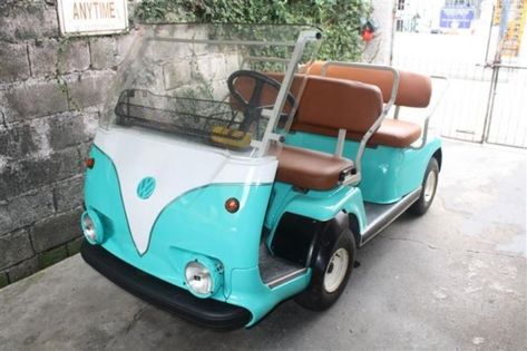 custom VW golf cart - Google Search Golf Cart Bodies, Golf 7 R, Golf Club Grips, Custom Golf Carts, Best Golf Clubs, Golf Cart Accessories, Vw Gol, Golf Car, Vw T1