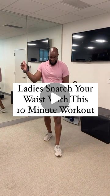 Dr. Akanni Salako | Body Transformation Coach on Instagram: "Full workout on YouTube!   Day 2 of the weekend movement challenge 🙌🏾  This is a QUICK & EASY 10 minute workout to improve your mobility, increase blood flow, release feel good hormones, and give you that energy boost to start the day.   You can do this DAILY because it won’t leave you feeling sore and beat up.   Let’s get to it ladies.  Full workout can be found on my channel.   Comment “YOUTUBE” (no spaces) and I’ll message you the link!  . . . #morningworkout #quickworkout #hiitworkout" Movement Challenge, Video Exercises, Beginners Exercise, Waist Exercise, Transformation Coach, Quick Morning Workout, Belly Fat Burner Workout, Wall Sit, Morning Exercise