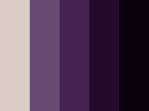 Goth Purple Color Palette, Dark Purple Pallet, Purple And Black Color Scheme, Deep Purple Color Scheme, Purple And Black Palette, Deep Purple Palette, Cool Color Palette Colour Schemes, Color Palette Dark Purple, Black And Purple Color Palette