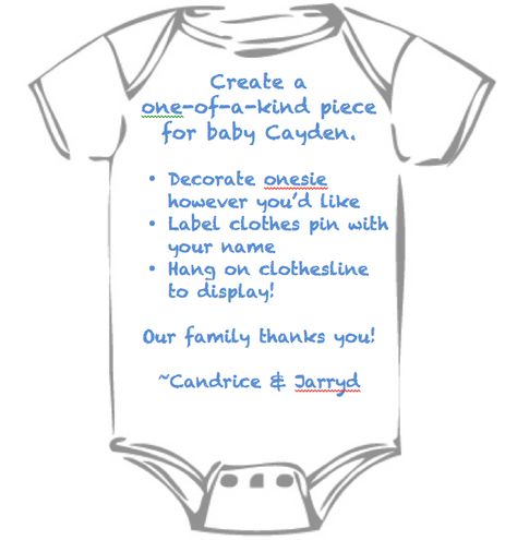 instructions for onesie decorating table Onesie Decorating Ideas For Baby Showers, Baby Shower Decorate Onesies, Onesie Station Baby Shower Ideas, Onesie Signing Station, Onesie Making Station Sign, Decorate Onesies, Onsie Decorating Station Sign, Decorate A Onesie, Baby Shower Onsies Signing