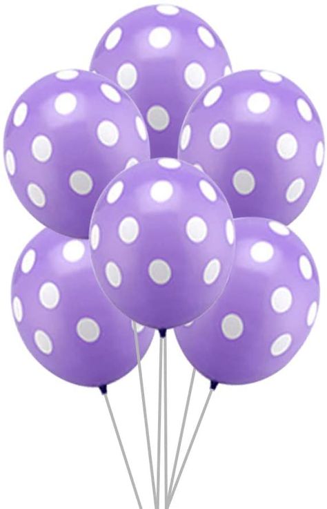 AmazonSmile: AnnoDeel 50 pcs 12inch Polka Dot Balloons,Purple Polka Dot Balloons for Brithday Balloon Wedding Balloon Party Decoration : Toys & Games Balloons Purple, How To Make Purple, Polka Dot Balloons, Balloon Wedding, Balloon Party, Wedding Balloons, Balloon Garland, Book Box, Free Amazon Products