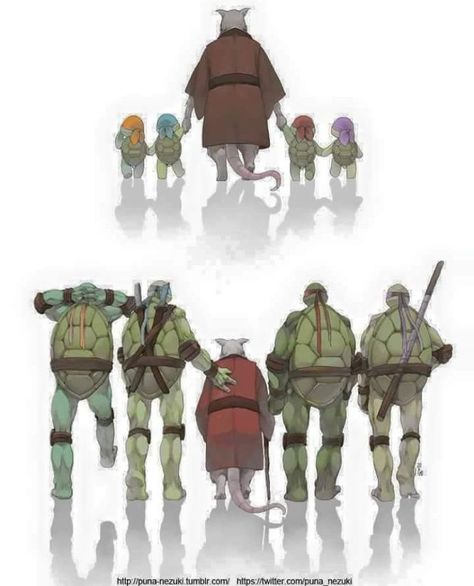 Growing up Turtle Meme, Mestre Splinter, 3d Karakter, Teenage Mutant Ninja Turtles Artwork, Teenage Mutant Ninja Turtles Art, Ninja Turtles Artwork, Comic Cartoon, Tmnt Artwork, Teenage Ninja