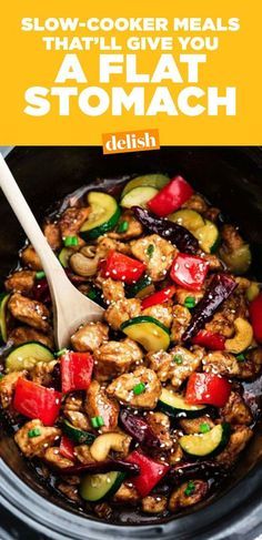 Flat Belly Foods, Slow Cooker Meals, Pot Recipes Easy, Healthy Slow Cooker, Best Slow Cooker, Diet Vegetarian, Healthy Crockpot, Crockpot Recipes Slow Cooker, Dinner Recipes Crockpot