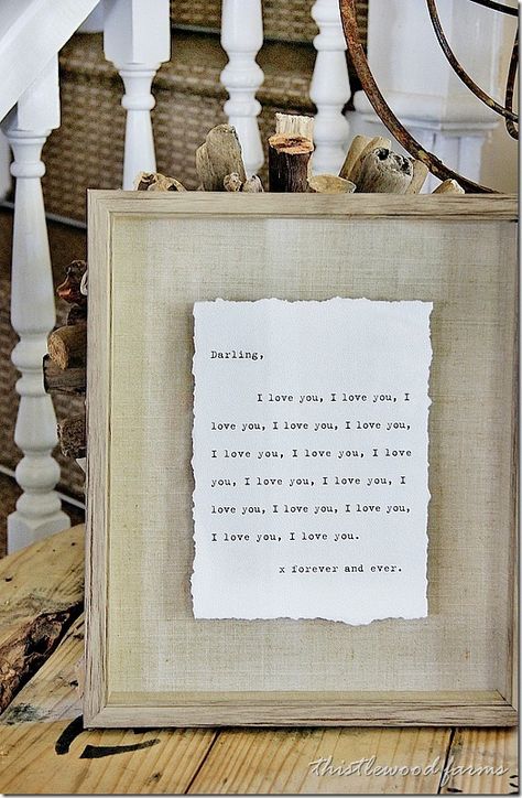 Frame a love letter, or just buy this one at Target! - The Week That Was - Thistlewood Farm Framed Love Letters, Love Letter Frame, Framed Letters, Thistlewood Farms, Special Letters, Quiet Girl, Aesthetic Letters, Picture Letters, Handwritten Letters