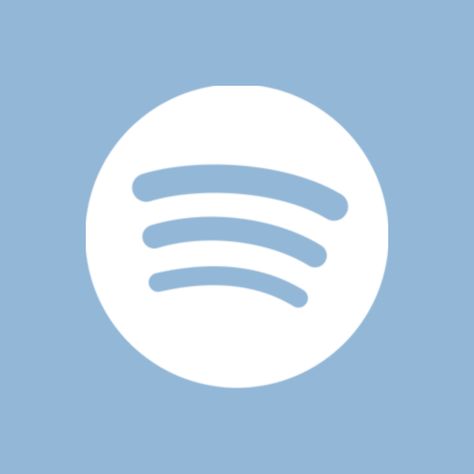 Spotify icon, made by me!! #blueicon #blue #icon #logo #aesthetic Blue Spotify Icon, Blue Spotify, Spotify Logo, Spotify Icon, Iphone Wallpaper Preppy, Playlist Covers Photos, App Store Icon, Baby Blue Aesthetic, App Pictures