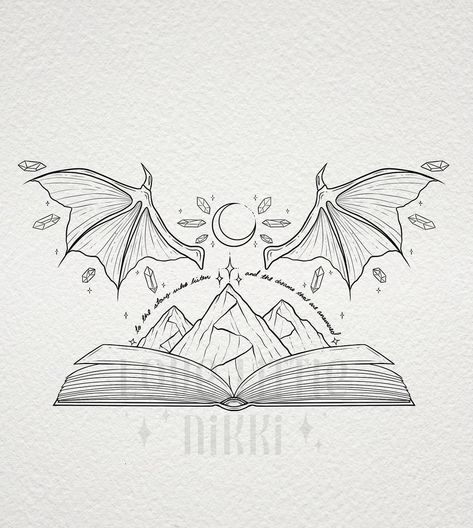 Sjm Tattoo, Book Inspired Tattoos, Inspired Drawings, Bookish Tattoos, Tattoo Zeichnungen, Fantasy Tattoos, Theme Tattoo, Book Tattoo, Art Tattoos