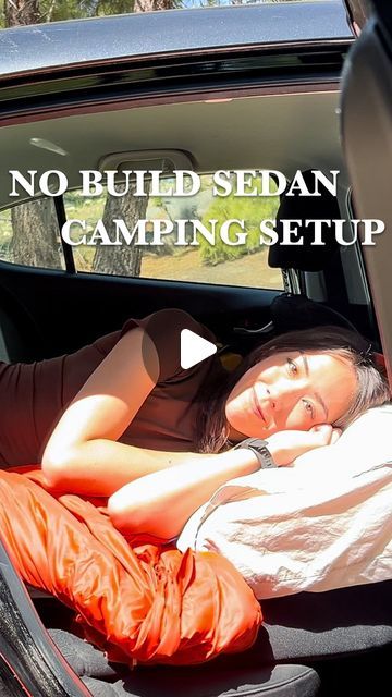 Kate V-entures Outdoors on Instagram: "Super simple no build sedan car camping setup in my mazda3. Got helllla sick this month right before I was supposed to go on a couple trips to visit family & friends, and couldn’t really un-take my 1.5 weeks of vacation off 🥲 Luckily car camping doesn’t have to take that much energy, so I did this instead 🫰🤠   . . . . . . . . . . . . #carcamping #nobuildcamper #camperbuild #sedancamping #mazda3 #mazda3camping #solocarcamping #carcamper #carcampingadventures #nobuild #camping #solocamping #solohiking #outdooradventures #outdoors" Car Camping Sedan, Family Car Camping, Sedan Car Camping, Sedan Camping, Camping In The Car, Car Camping Setup, Couple Trips, Camping Setup, Suv Camper