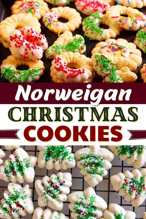 Scandinavian Cookies Christmas, Swedish Cookies Christmas, Krumkake Recipe Norwegian Christmas, Scandinavian Baking Recipes, Norwegian Christmas Desserts, Norwegian Butter Cookies, Scandinavian Cookies Recipes, Scandinavian Christmas Cookies, Pepperkaker Cookies