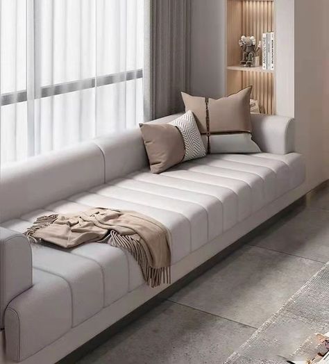 Window Seating With Storage, Window Couch, Modern Window Seat, Bedroom Window Seat, Bay Window Living Room, Window Seat Design, Luxury Bedroom Design, Dekorasi Kamar Tidur, Bedroom Seating