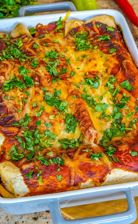 Green Chili Cheese Enchiladas, Cheese Enchiladas With Chili Gravy, Chili Cheese Enchiladas, Chili Enchiladas, Soft Tortillas, Leftover Chili, Chicken Breast Recipes Baked, Chili Ingredients, Cheese Enchiladas