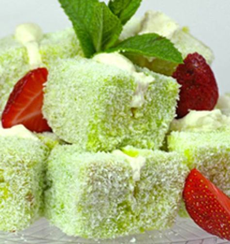 Lime lamingtons - NZ Herald Lamingtons Recipe, Eating Well Recipes, Australian Food, Eat Well, Let Them Eat Cake, Christmas Baking, Christmas Desserts, Lemon Juice, Eat Cake