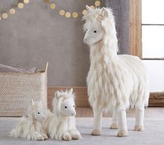 Standing Llama Nursery, Llama Plush, Llama Llama, Plastic Pellets, Ding Dong, Unicorn Plush, Nursery Themes, Pottery Barn Kids, Animals For Kids