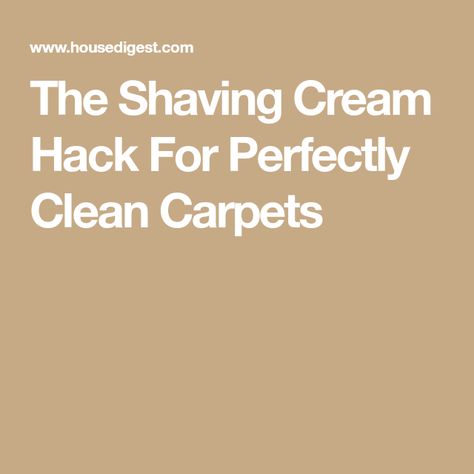 The Shaving Cream Hack For Perfectly Clean Carpets Spot Cleaning Carpet, Carpet Smell, Boat Carpet, Cream Carpet, Cleaning Techniques, Commercial Carpet, Carpet Cleaners, Carpet Cleaner, Carpet Cleaning