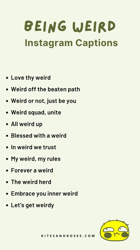 Quotes On Being Weird, Weird Captions For Instagram Selfies, Weird Captions For Friends, Captions For Weird Selfies, Weird Selfie Captions, Crazy Quotes For Friends, Crazy Instagram Captions, Weird Together Quotes, Weird Usernames For Instagram