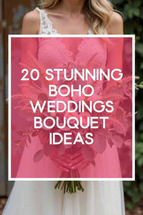 Did you know that boho weddings bouquets can perfectly capture the free-spirited vibe of your big day? Overflowing with wildflowers, feathers, and rustic charm, these bouquets are a dreamy explosion of color and texture. Discover how bohemian bridal bouquets beautifully blend with vintage lace, earthy hues, and whimsical touches. Let your flower choice tell a story as unique as your love. Dive into the enchanting world of boho chic for your wedding. Non Flower Wedding Bouquets, Boho Wedding Arrangements, Wedding Flowers Spring Rustic, Boho Bridal Bouquet Spring, Bridal Bouquet Ideas Spring, Spring Bohemian Wedding, Bride Bouquets Rustic, Bouquet Alternative Non-floral, Hawaiian Bridal Bouquet