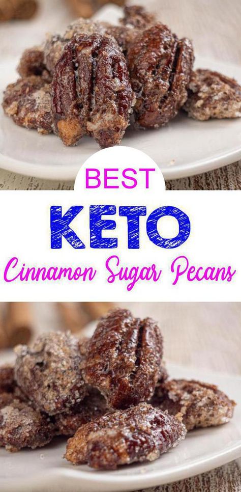 Keto Glazed Pecans, Low Carb Pecans Candied, Cinnamon Coated Pecans, Keto Pecans Candied Easy, Low Carb Candied Pecans, Healthy Roasted Pecans, Keto Roasted Pecans, Cinnamon Glazed Pecans, Sugar Free Candied Pecans