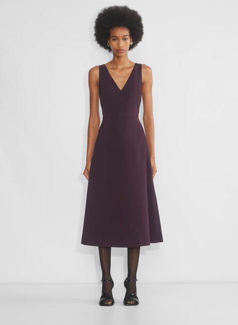 AUDITION DRESS - Softly structured fit-and-flare midi dress Midi Aline Dress, Midi Dresses For Women, Short Bra, Sweater Sale, Water Supply, Crop Tshirt, Sweater And Shorts, Midi Dresses, Fit And Flare Dress