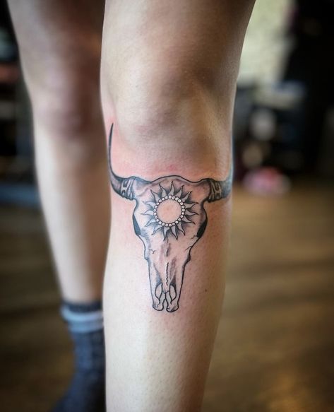 shin tattoo. longhorn skull tattoo. bull skull tattoo. Longhorn Tattoo, Cow Skull Tattoos, Bull Skull Tattoos, Shin Tattoo, Country Tattoos, Boho Tattoos, Bull Tattoos, Western Tattoos, Poster Nature